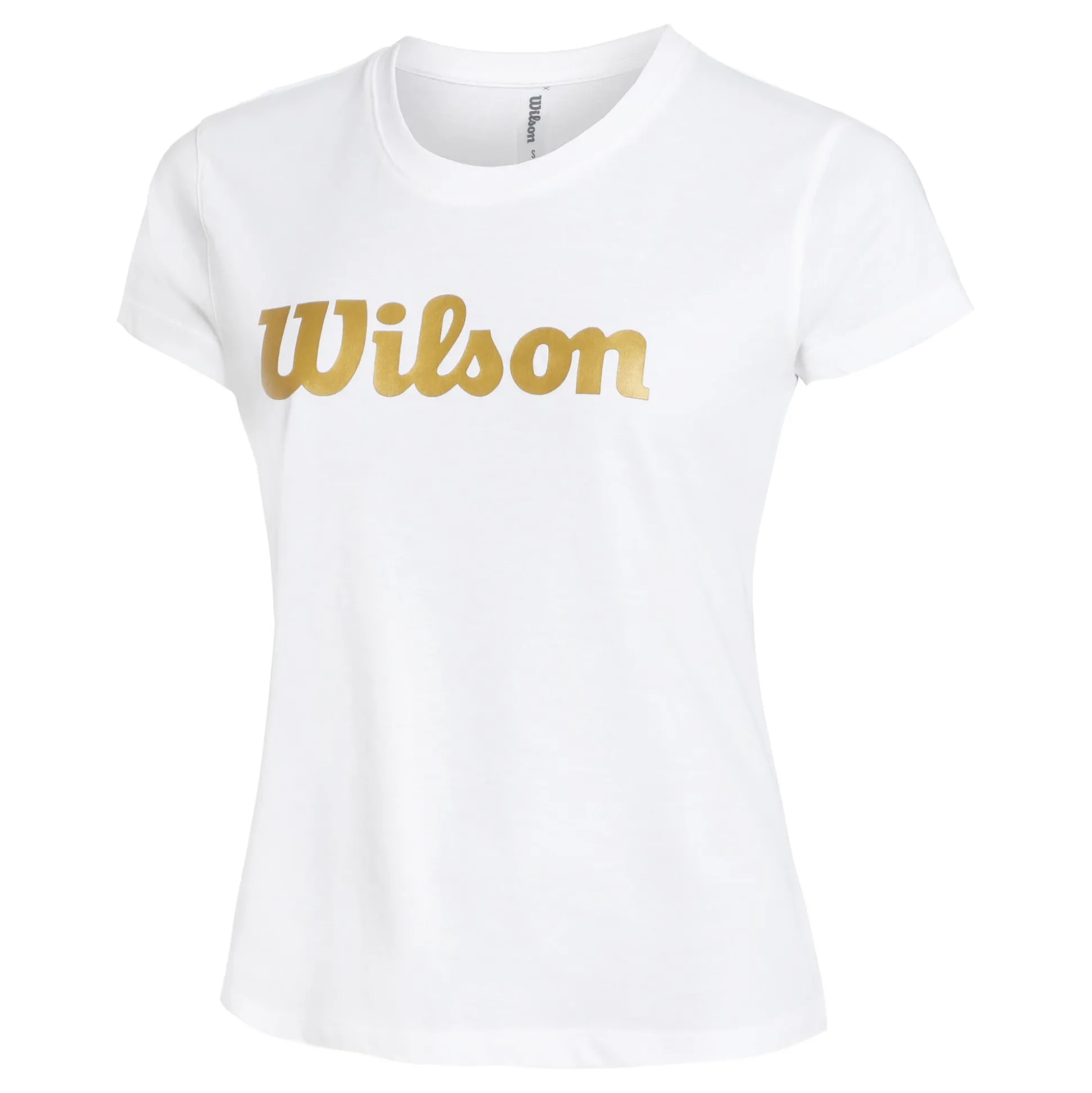 Cheap Script Tech T-Shirt Women - White, Gold Shirts