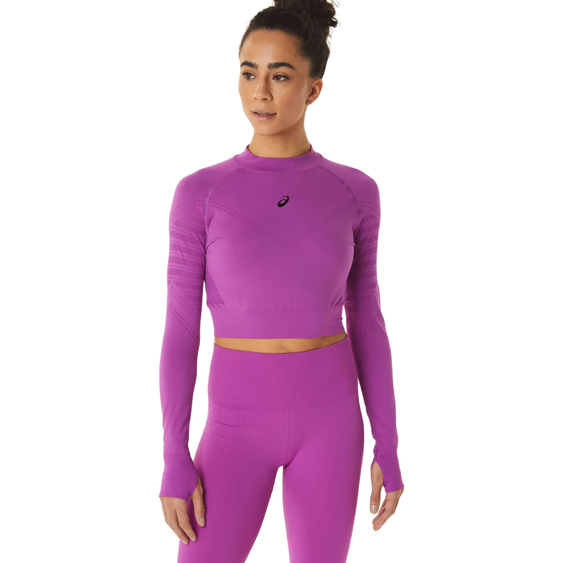 Outlet Seamless Crop Top Long Sleeve Women - Shirts