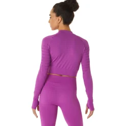 Outlet Seamless Crop Top Long Sleeve Women - Shirts
