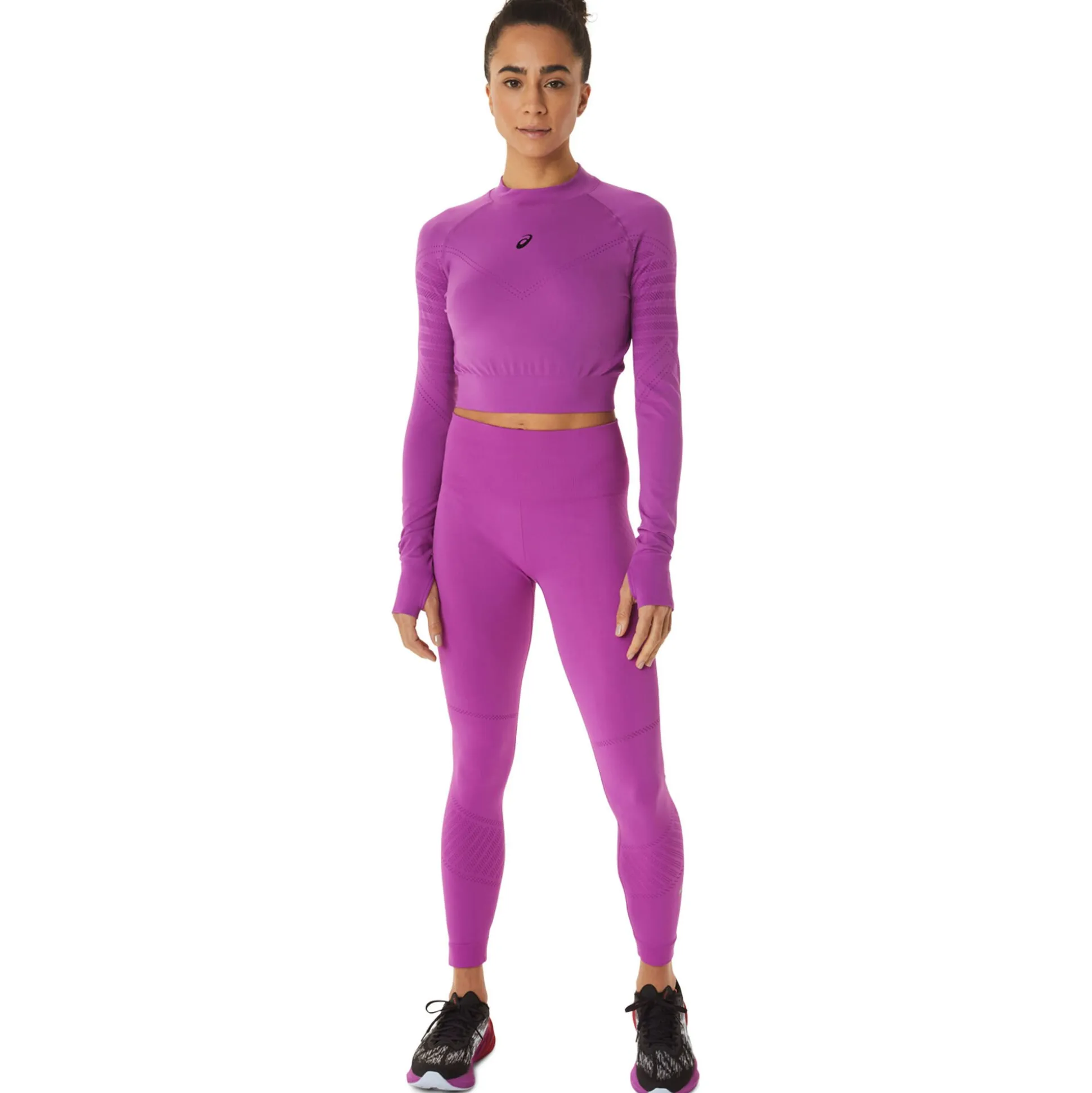 Outlet Seamless Crop Top Long Sleeve Women - Shirts