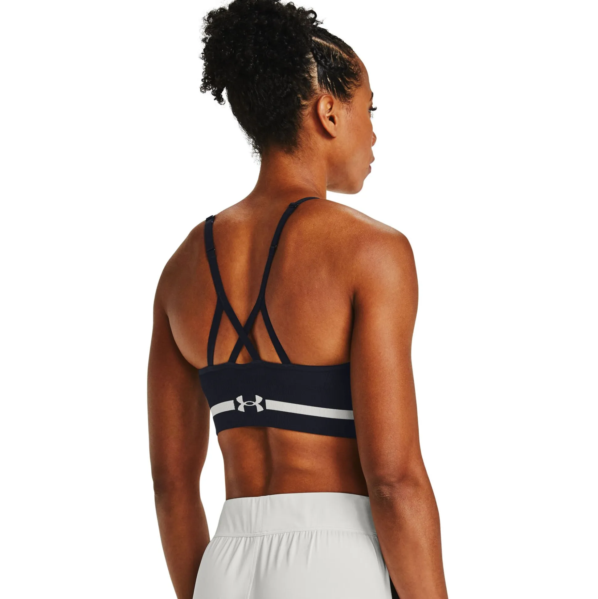 Discount Seamless Low Long Sports Bras Women - Black, Lightgrey Sports Bras|Underwear