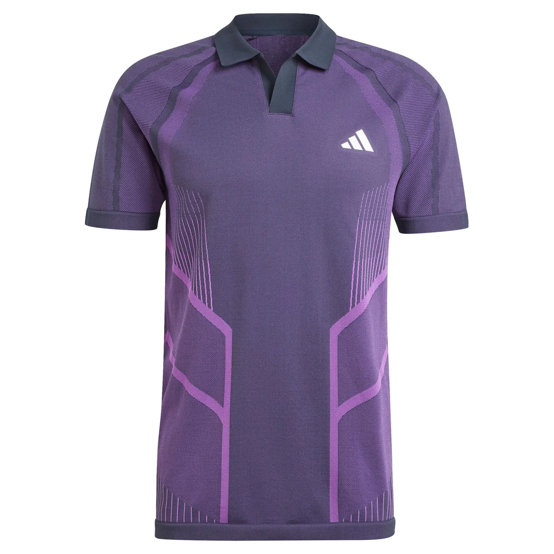 New Seamless Pro Polo Men - Violet, Berry Shirts