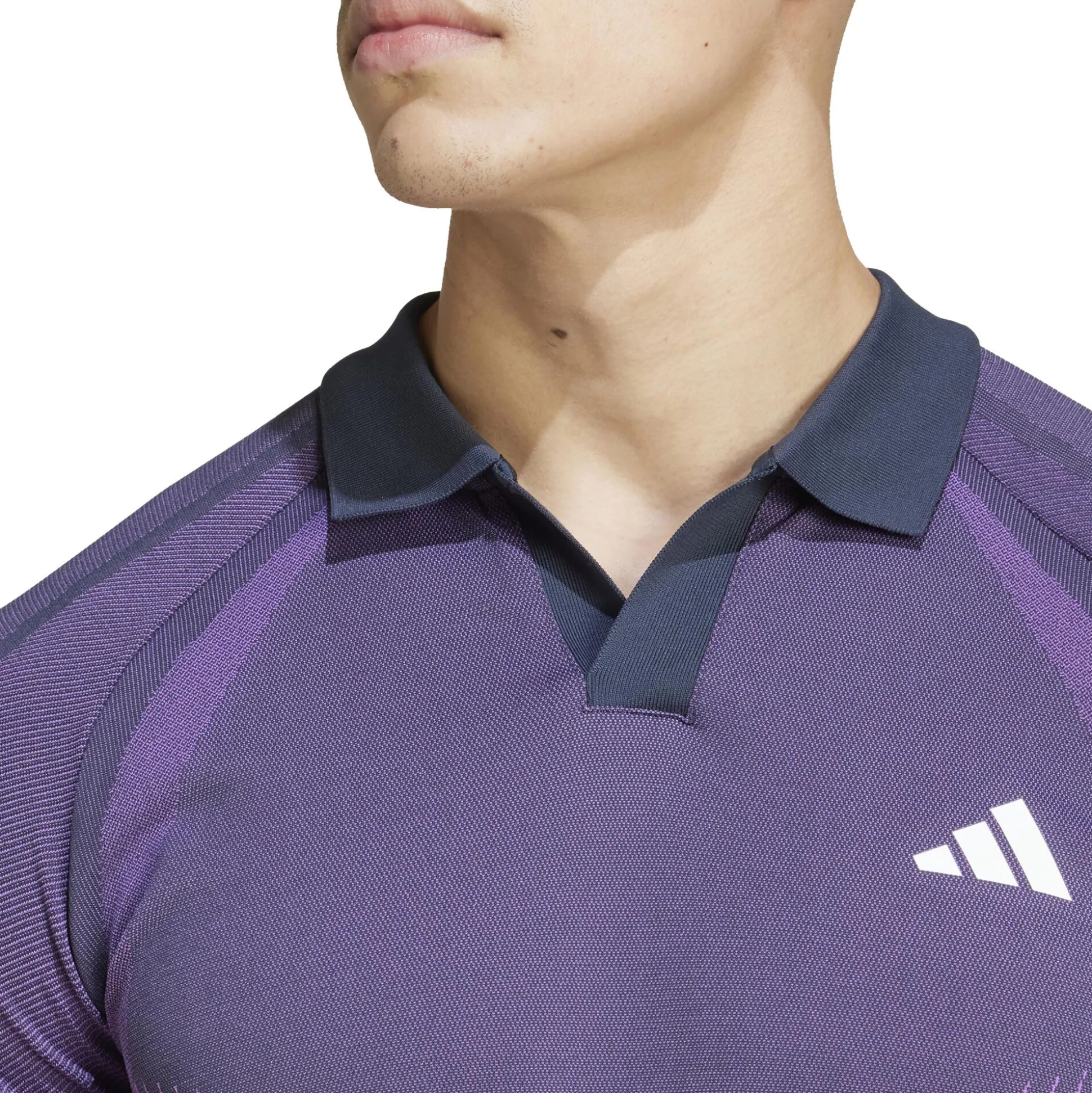 New Seamless Pro Polo Men - Violet, Berry Shirts