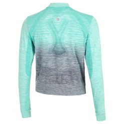 Best Sale Seamless Running Jacket Women - Petrol, Dark Blue Running Clothing