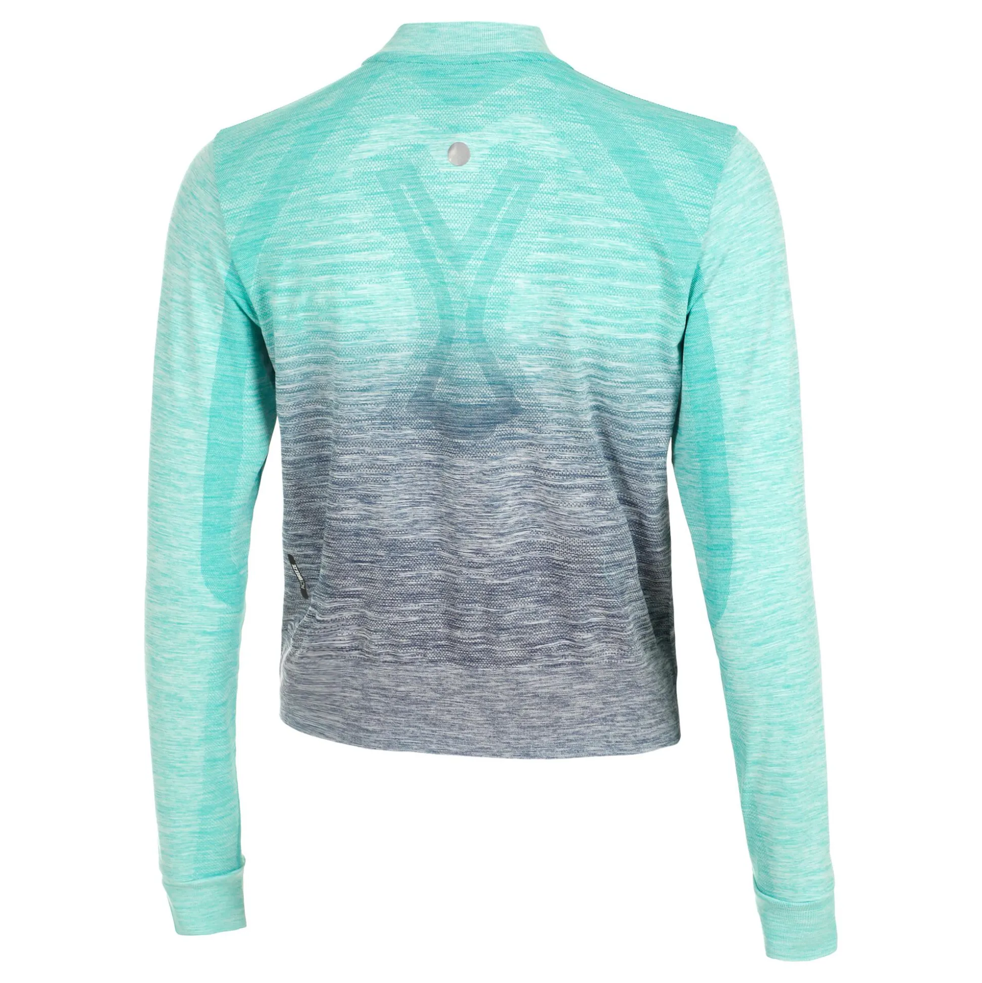 Best Sale Seamless Running Jacket Women - Petrol, Dark Blue Running Clothing
