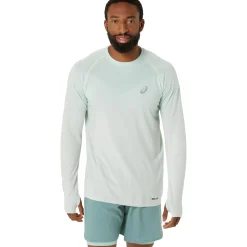 Clearance Seamless Running Shirt Men - Sage, Cream Running Clothing