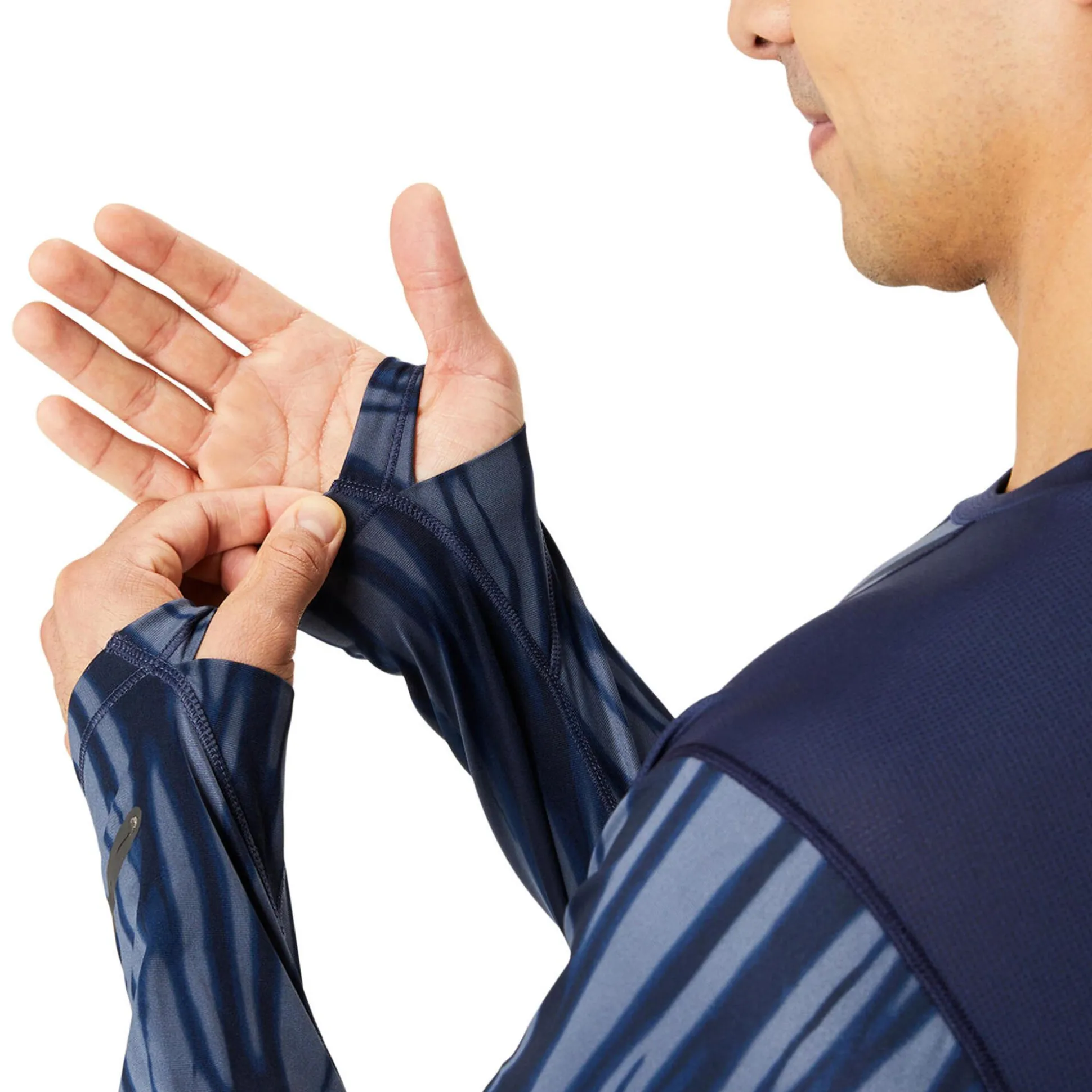Discount Seamless Running Shirt Men - Dark Blue Running Clothing