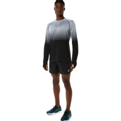 Flash Sale Seamless Running Top Men - Black, Grey Running Clothing