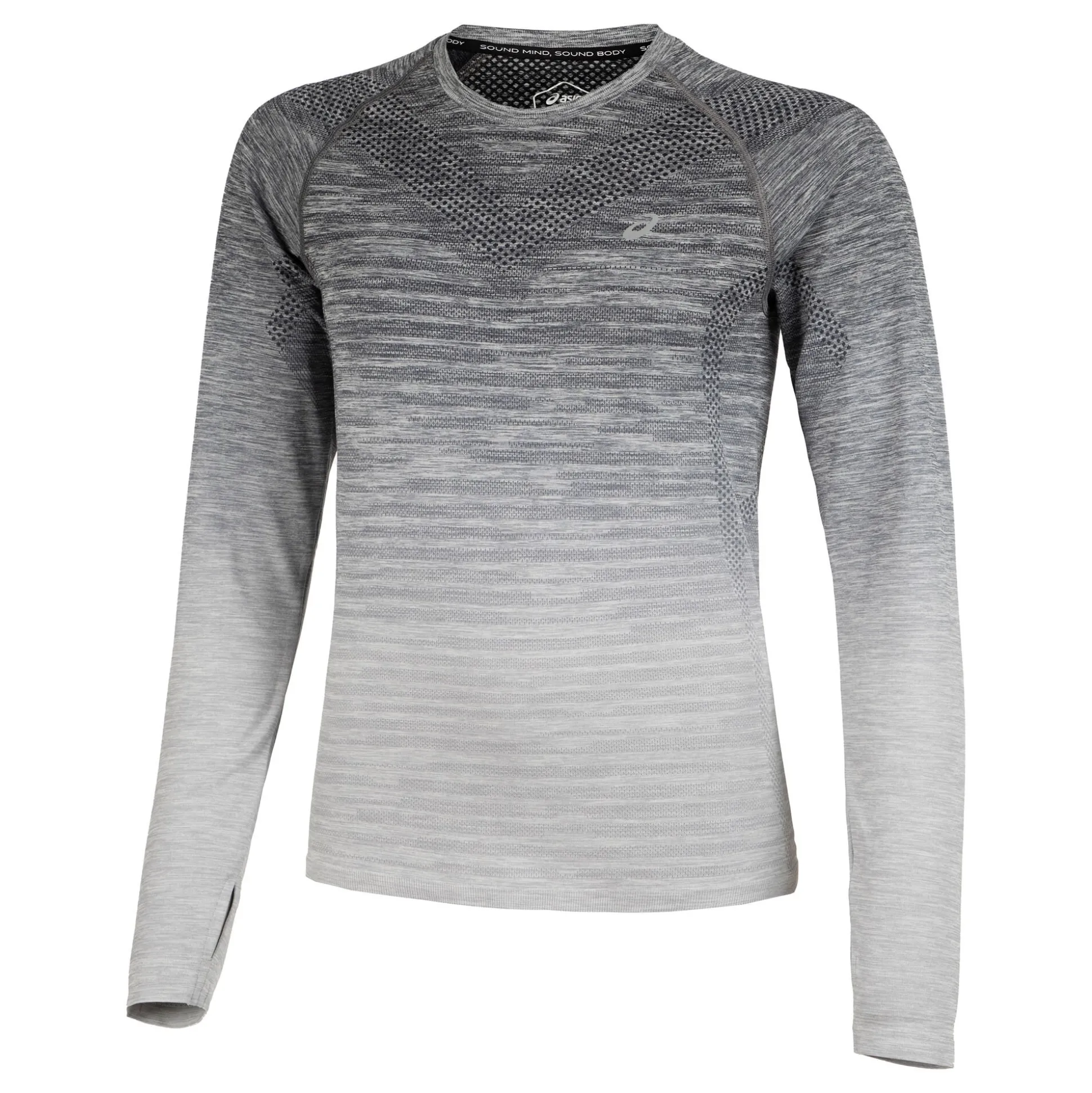 Sale Seamless Running Top Women - White, Grey Running Clothing