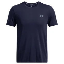Shop Seamless Stride Running Shirt Men - Dark Blue Running Clothing