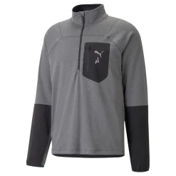Shop Seasons Raincell Half-Zip Running Top Men - Grey, Black Running Clothing