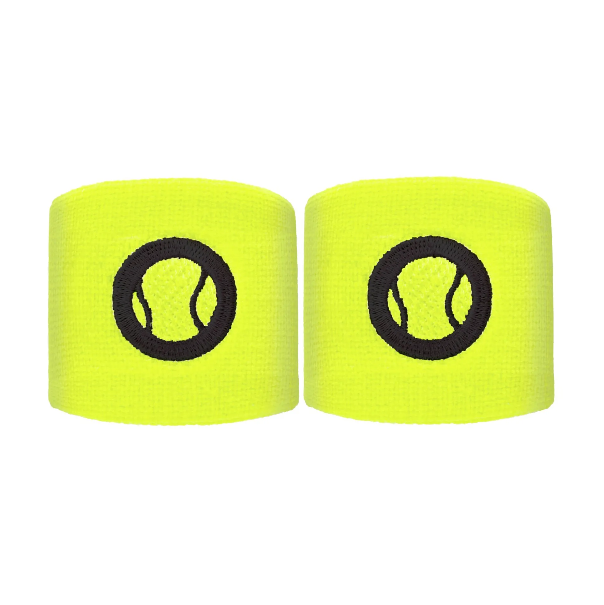 Cheap Short Wristband 2 Pack - Neon Yellow Accessories