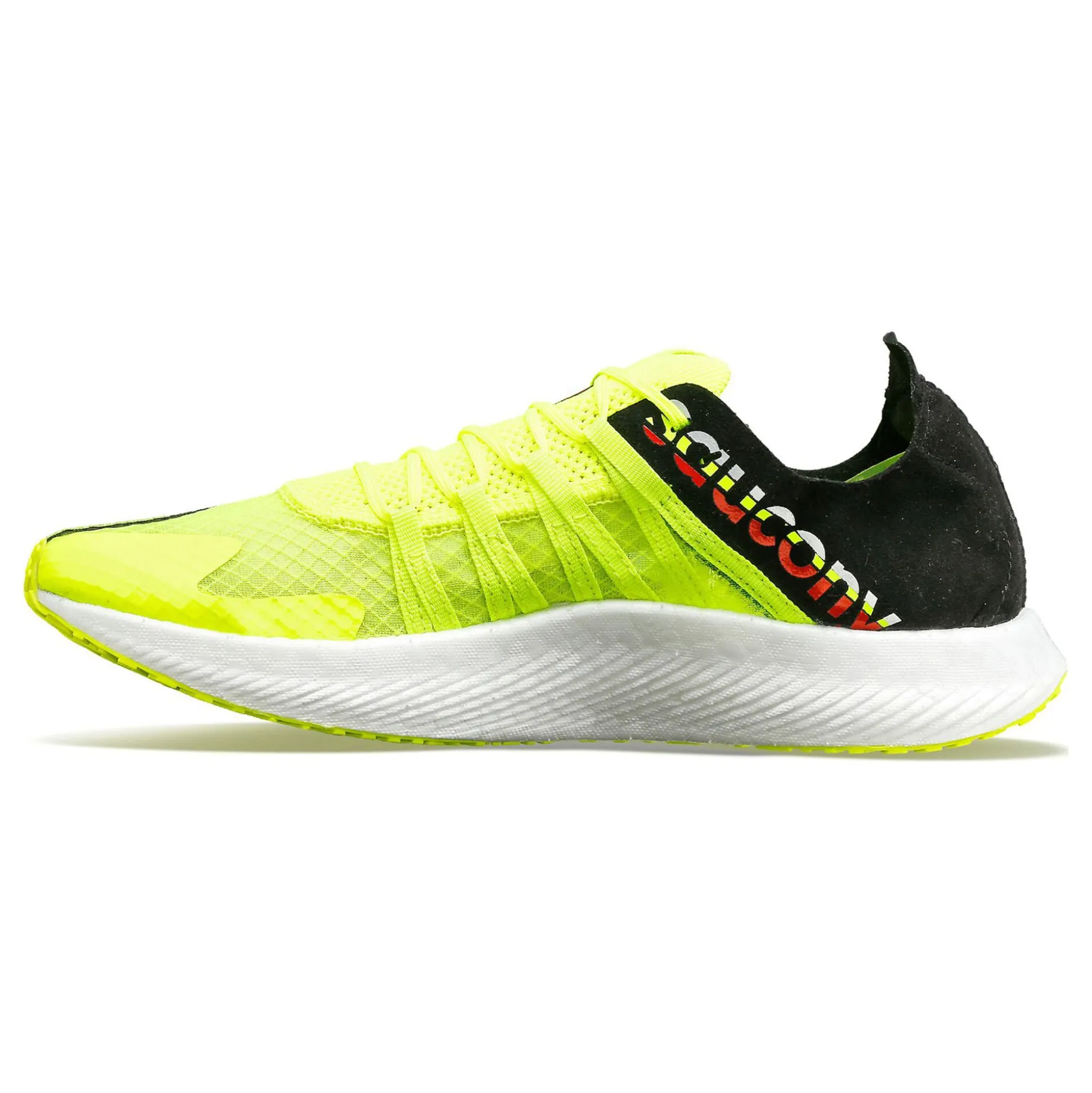 Discount Sinister Competition Running Shoe Men - Neon Yellow, Black Running Shoes