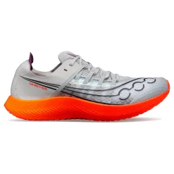 Best Sale Sinister Competition Running Shoe Women - Lightgrey, Orange Running Shoes