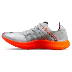 Best Sale Sinister Competition Running Shoe Women - Lightgrey, Orange Running Shoes