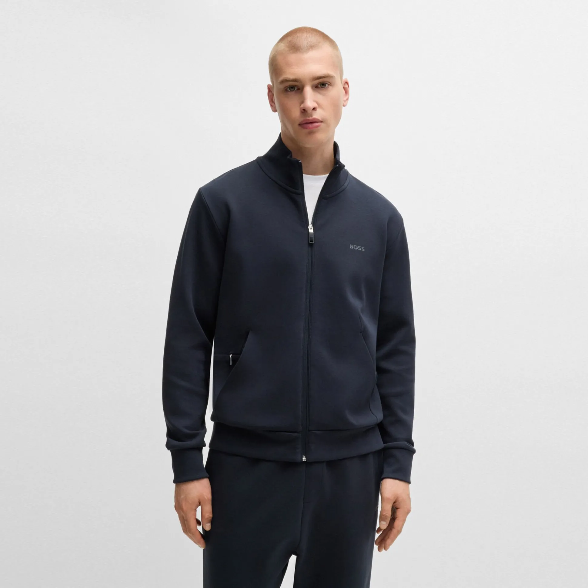 Sale Skaz Zip Hoodie Men - Dark Blue Jackets