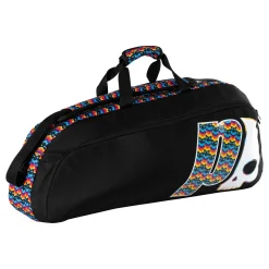 Hot Skulls Racket Bag 3 Pack - Black Racket Bags