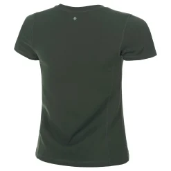Clearance Sleek Slim T-Shirt Women - Dark Green Shirts
