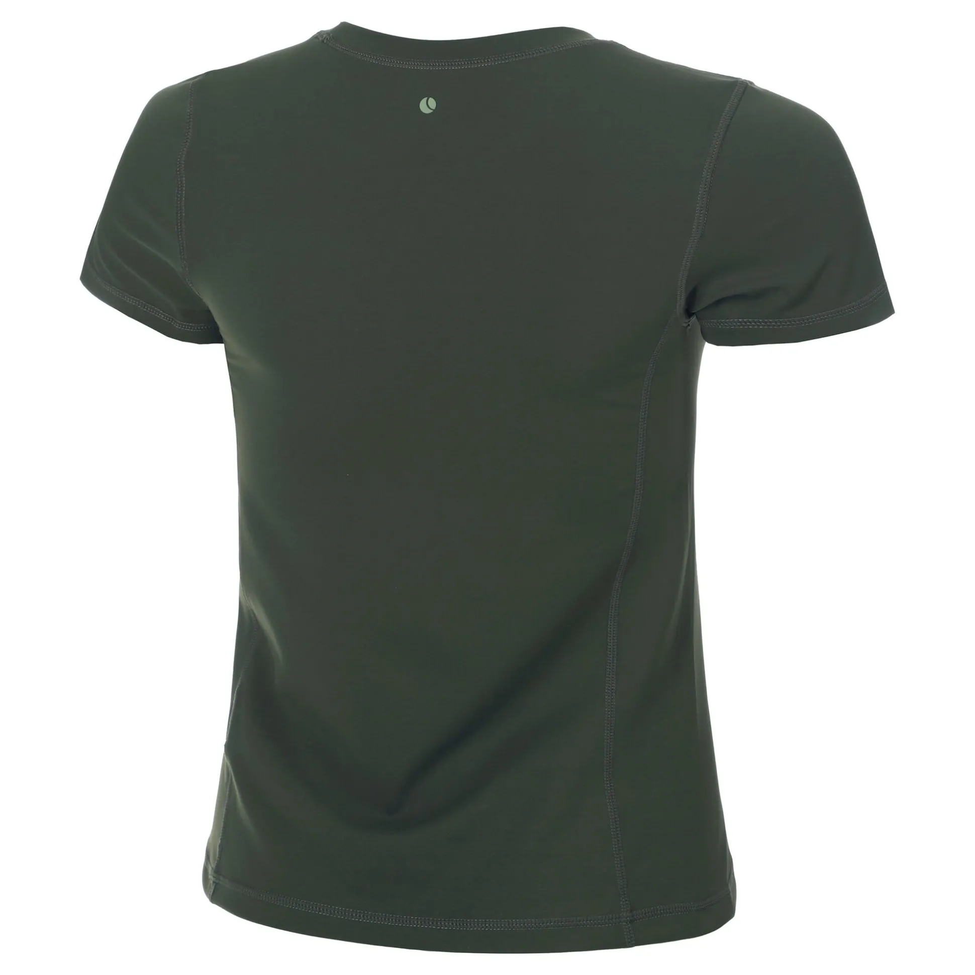 Clearance Sleek Slim T-Shirt Women - Dark Green Shirts