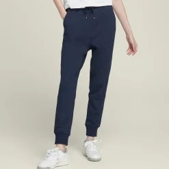 Cheap Slim Jogger Training Pants Women - Dark Blue Pants
