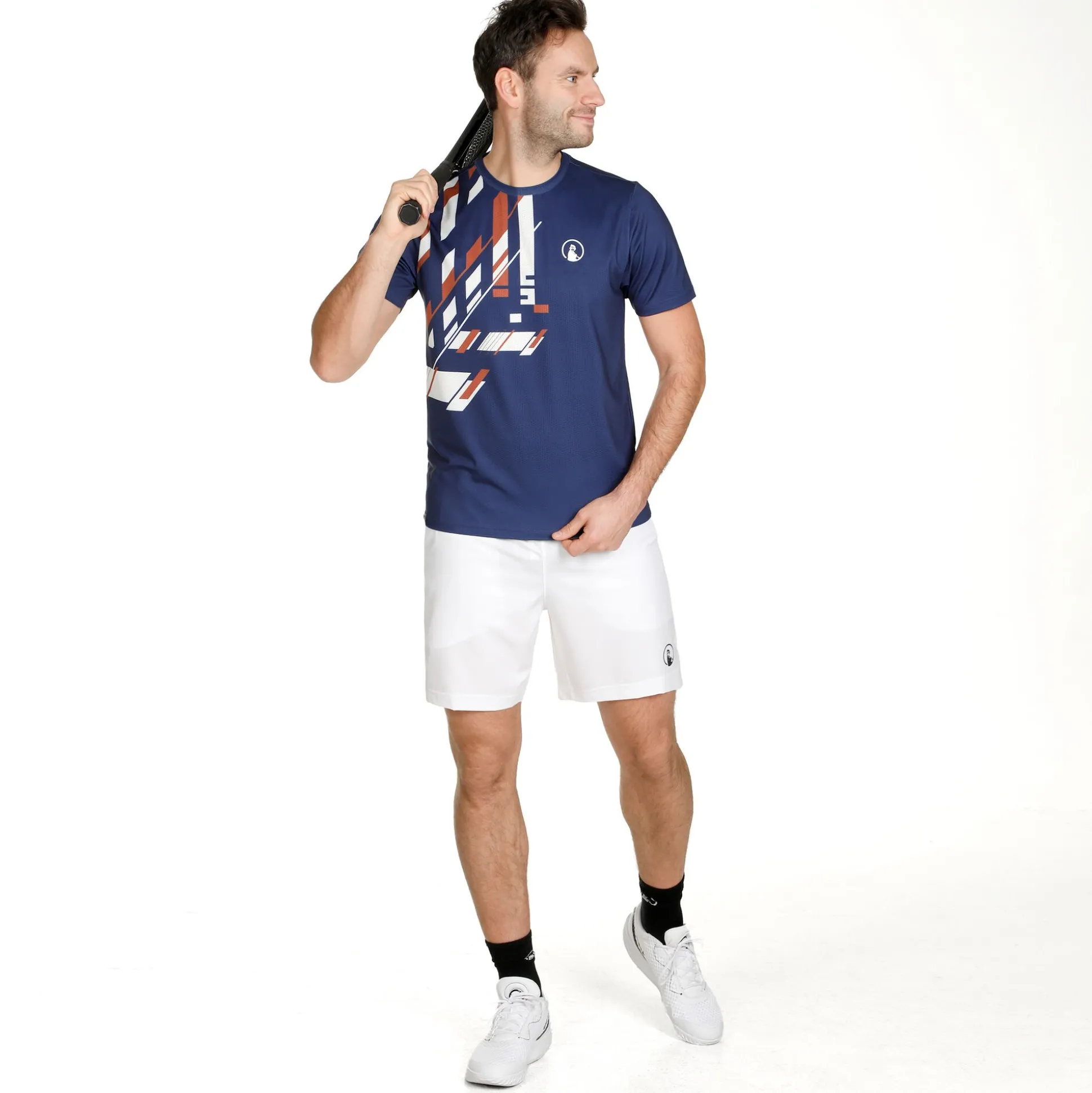 Best Smash 2.0 Shorts Men - White, Dark Blue Shorts