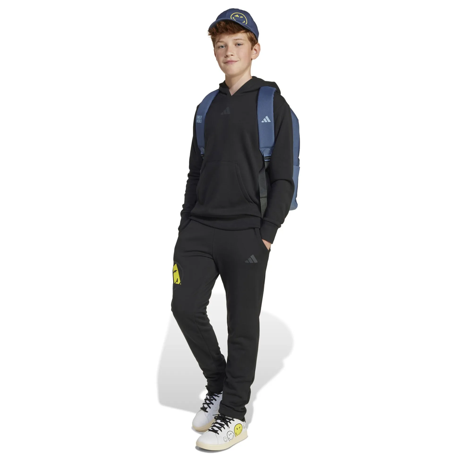 Shop Smileyworld Hoody Kids - Black, Yellow Hoodies & Sweaters
