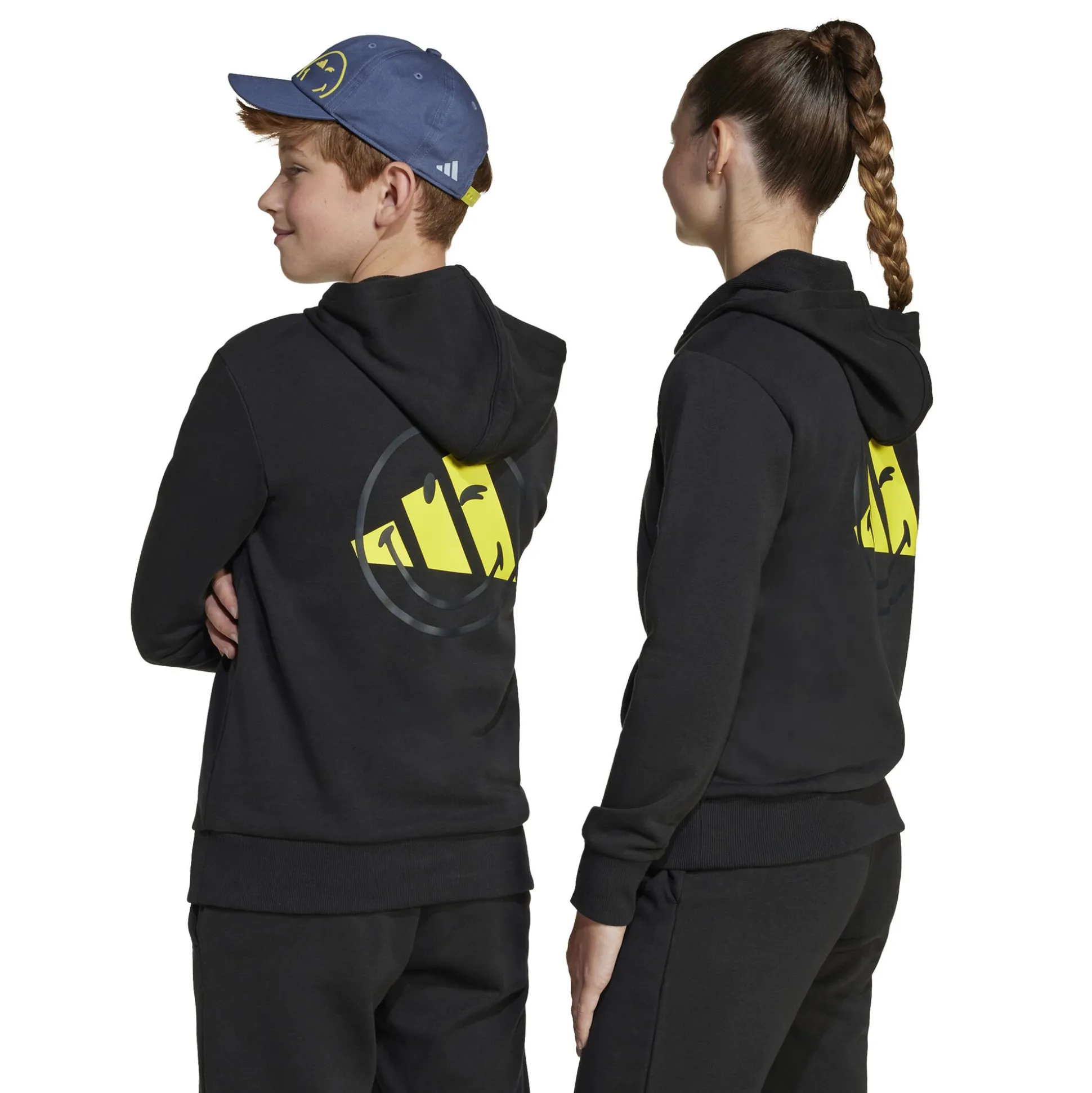Shop Smileyworld Hoody Kids - Black, Yellow Hoodies & Sweaters
