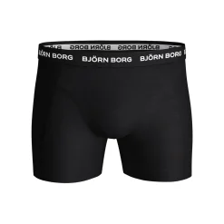 Online Solid Sammy Boxer Shorts 5 Pack Men - Black, White Underwear