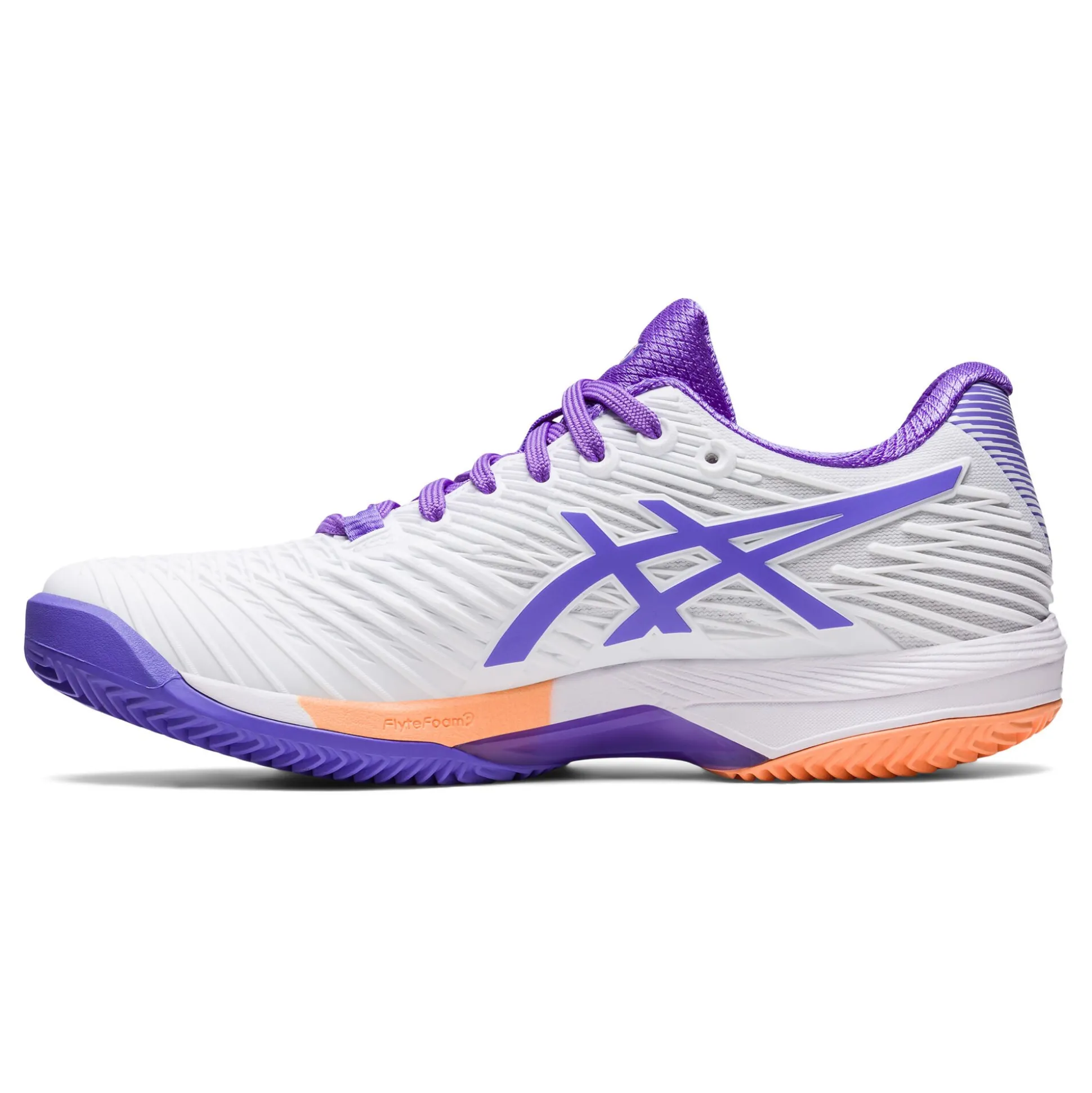 Best Sale Solution Speed FF 2 Clay Court Shoe Women - White, Lilac Clay Court Shoes
