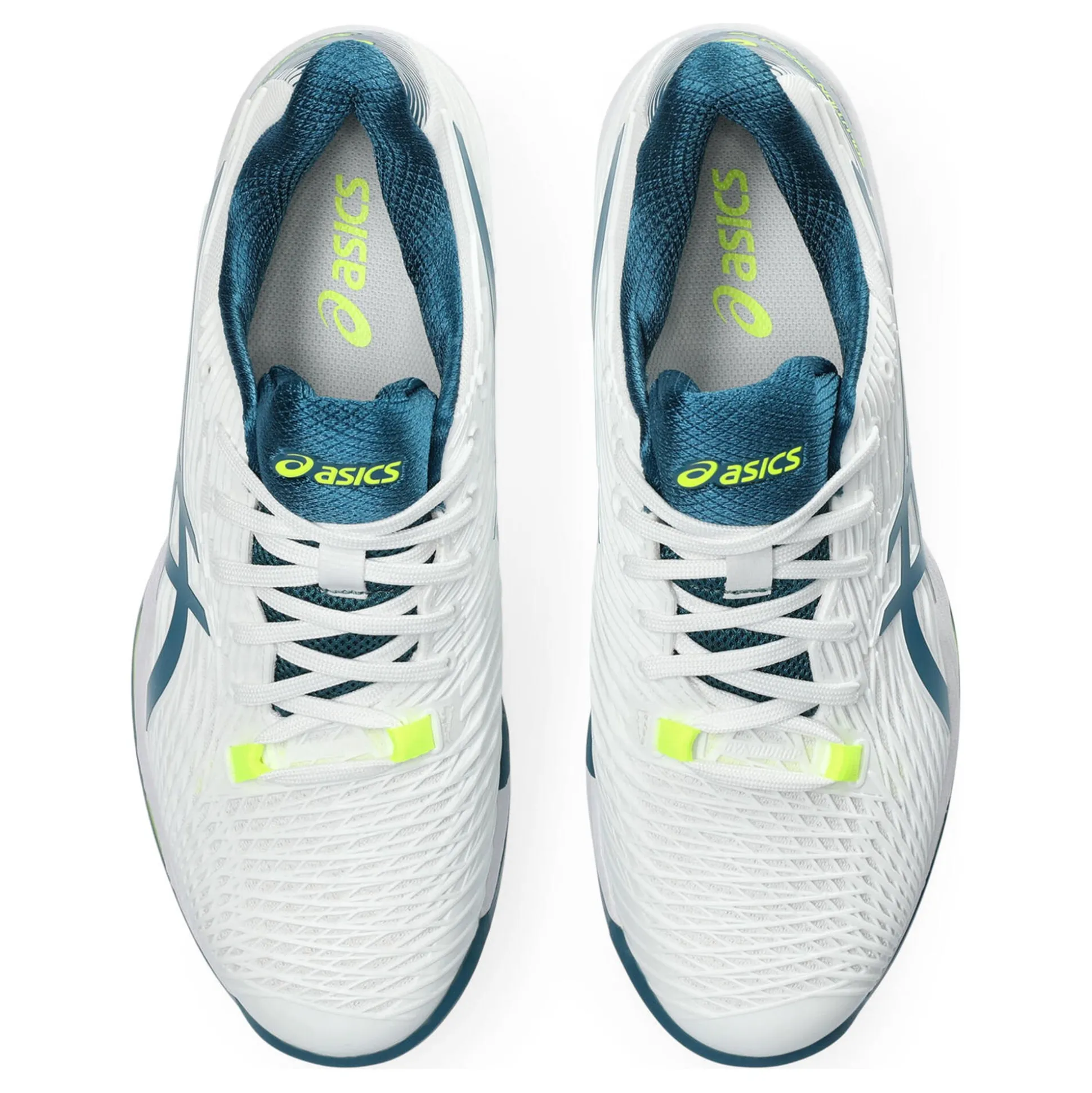 New Solution Speed FF 2 Clay Court Shoe Men - White, Petrol Clay Court Shoes