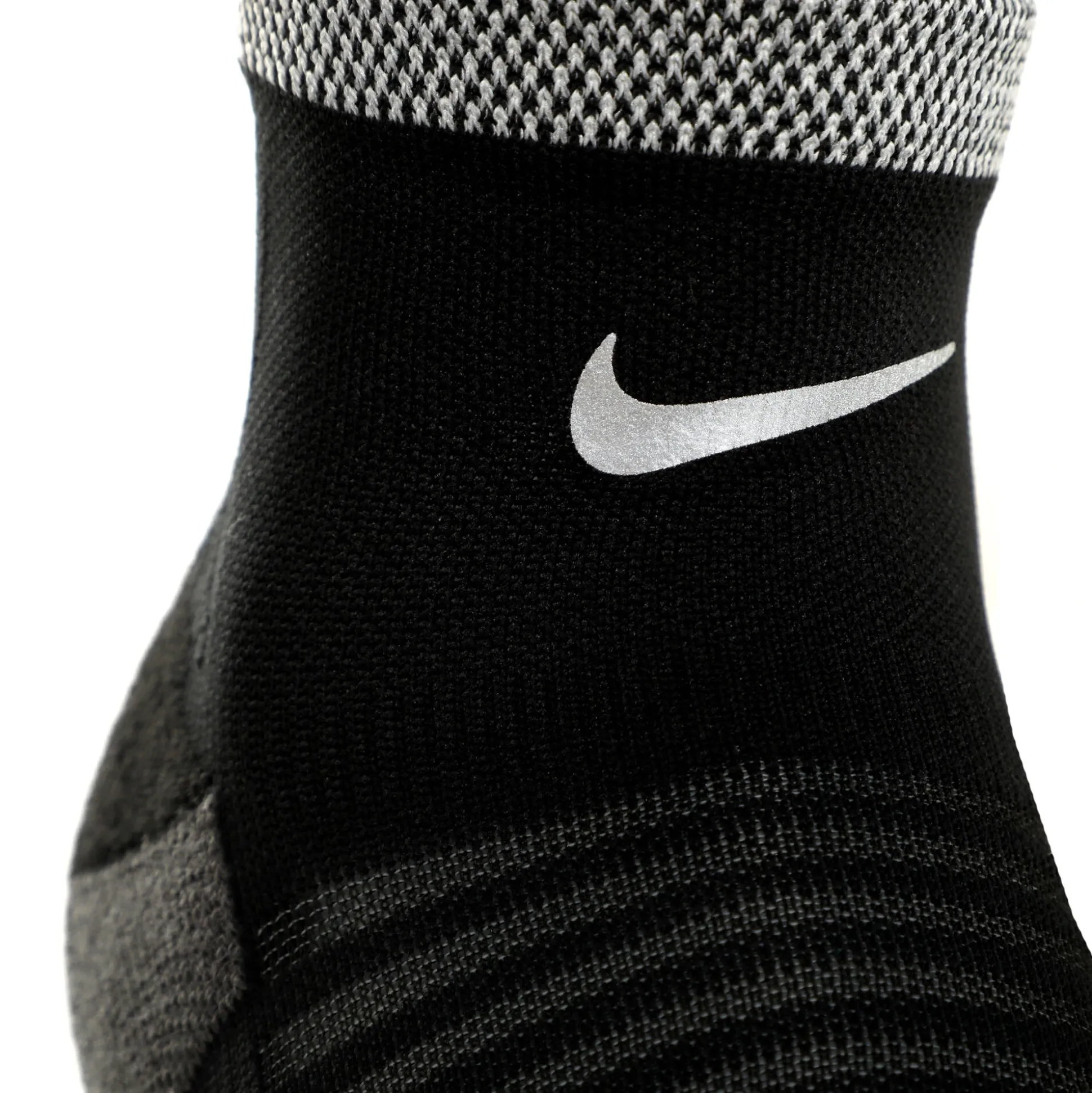 Online Spark Cushioned Ankle Running Socks - Black, Grey Running Clothing