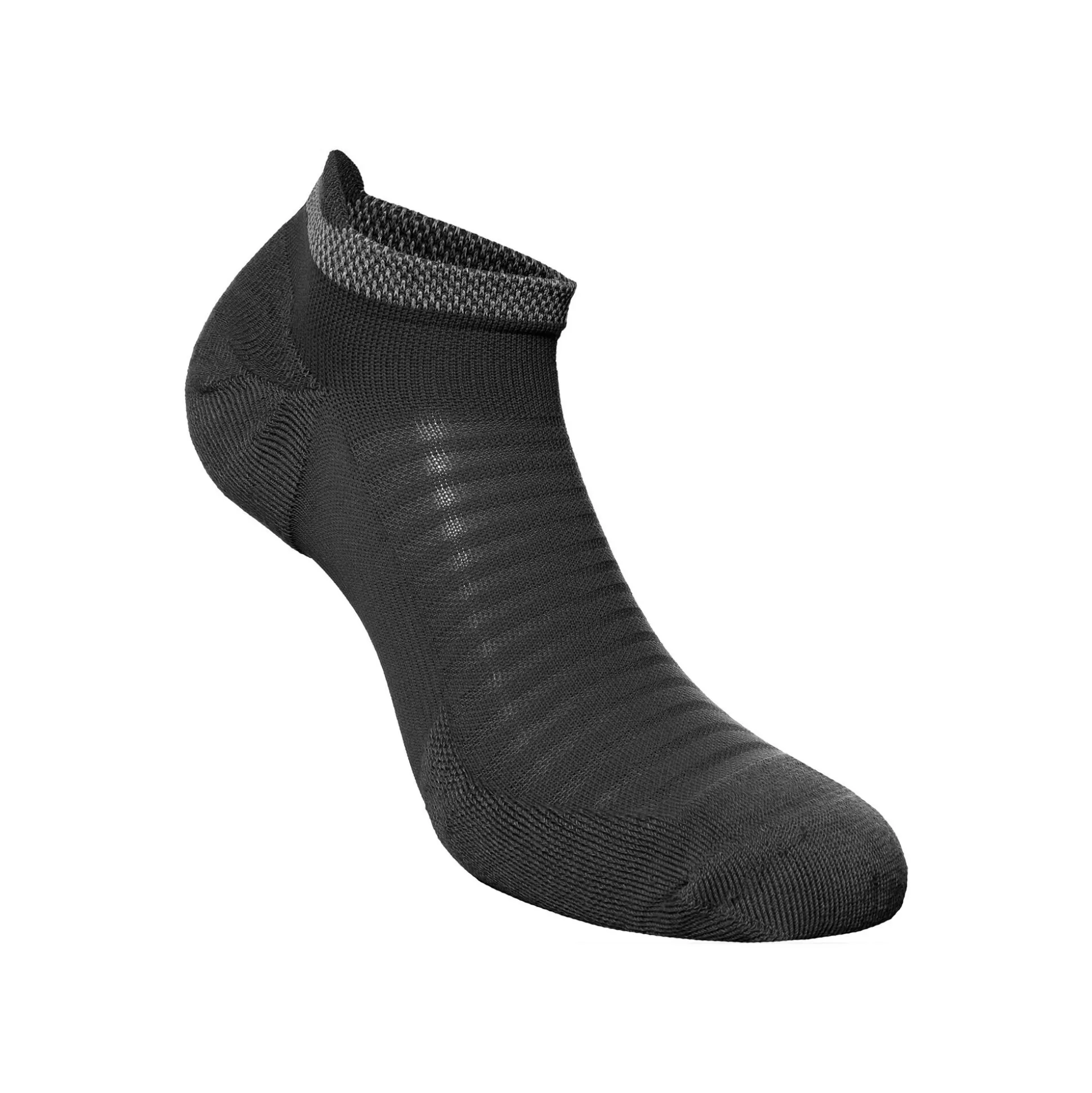 Best Sale Spark Cushioned No-Show Running Socks - Black, Grey Running Clothing