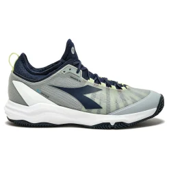New Speed Blushield Fly 4 + Clay Court Shoe Men - Grey, Blue Clay Court Shoes