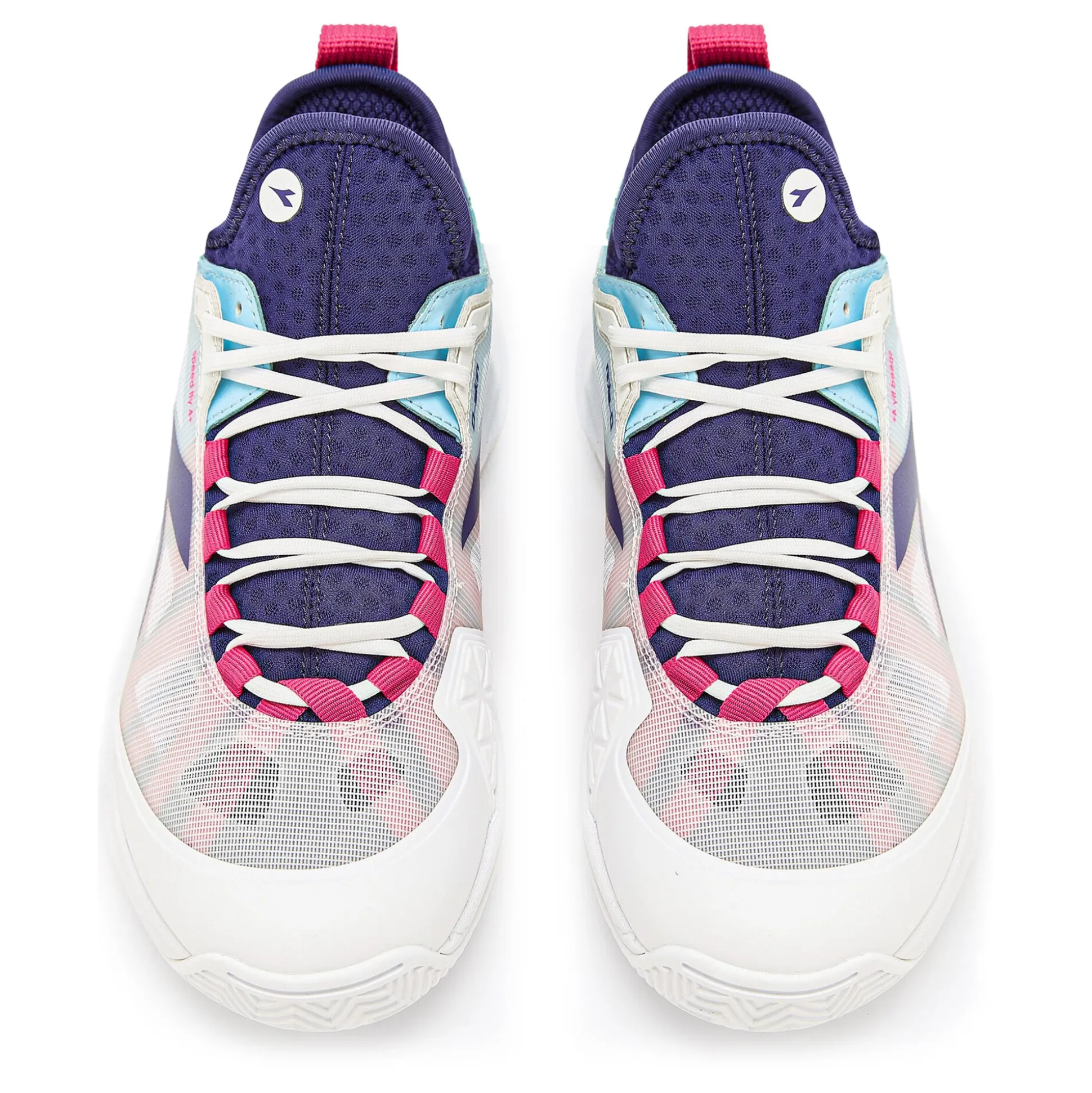 Sale Speed Blushield Fly 4+ Clay Court Shoe Women - White, Pink Clay Court Shoes