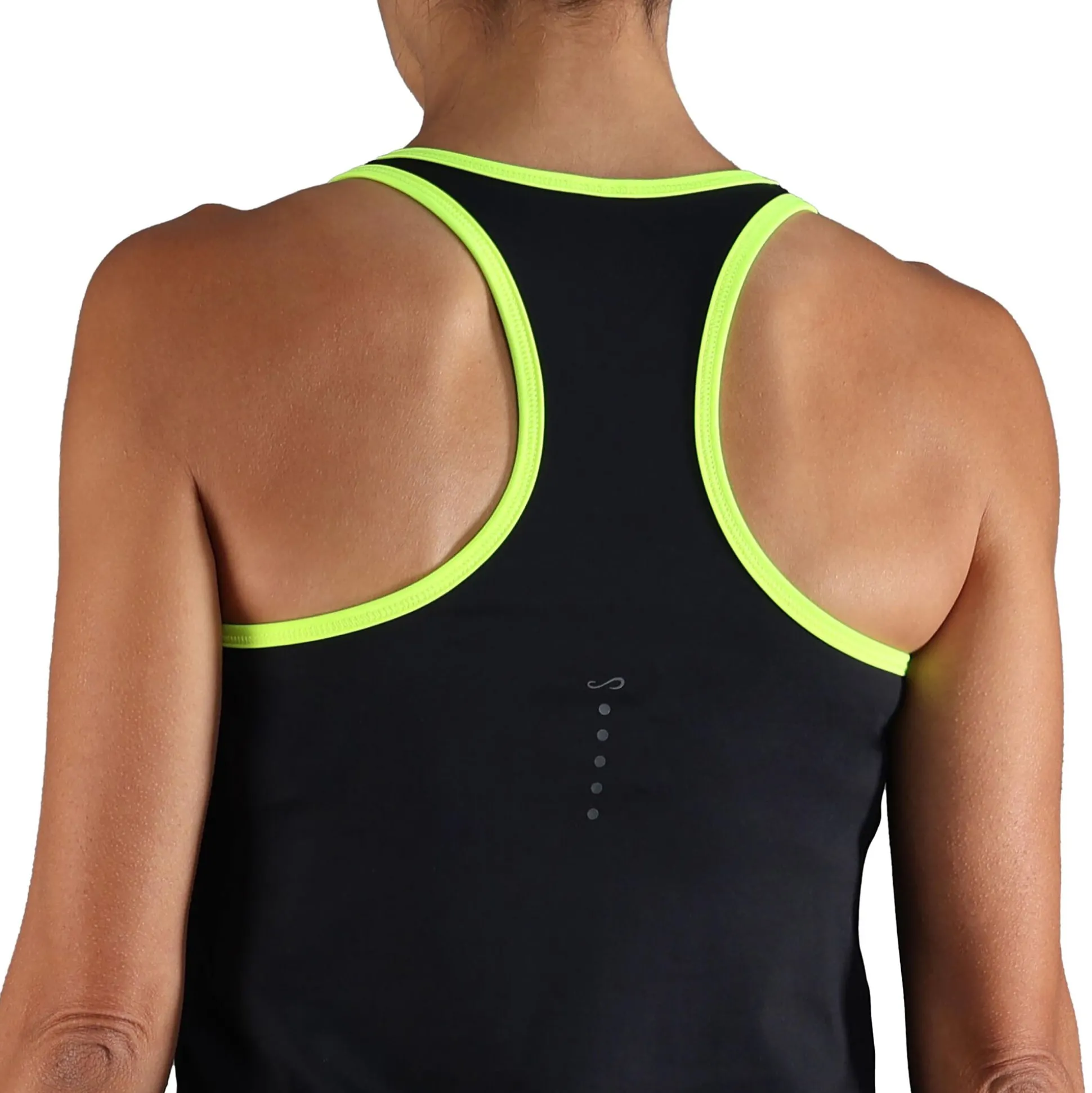 Clearance Speed II Tank Top Women - Black, Yellow Tops