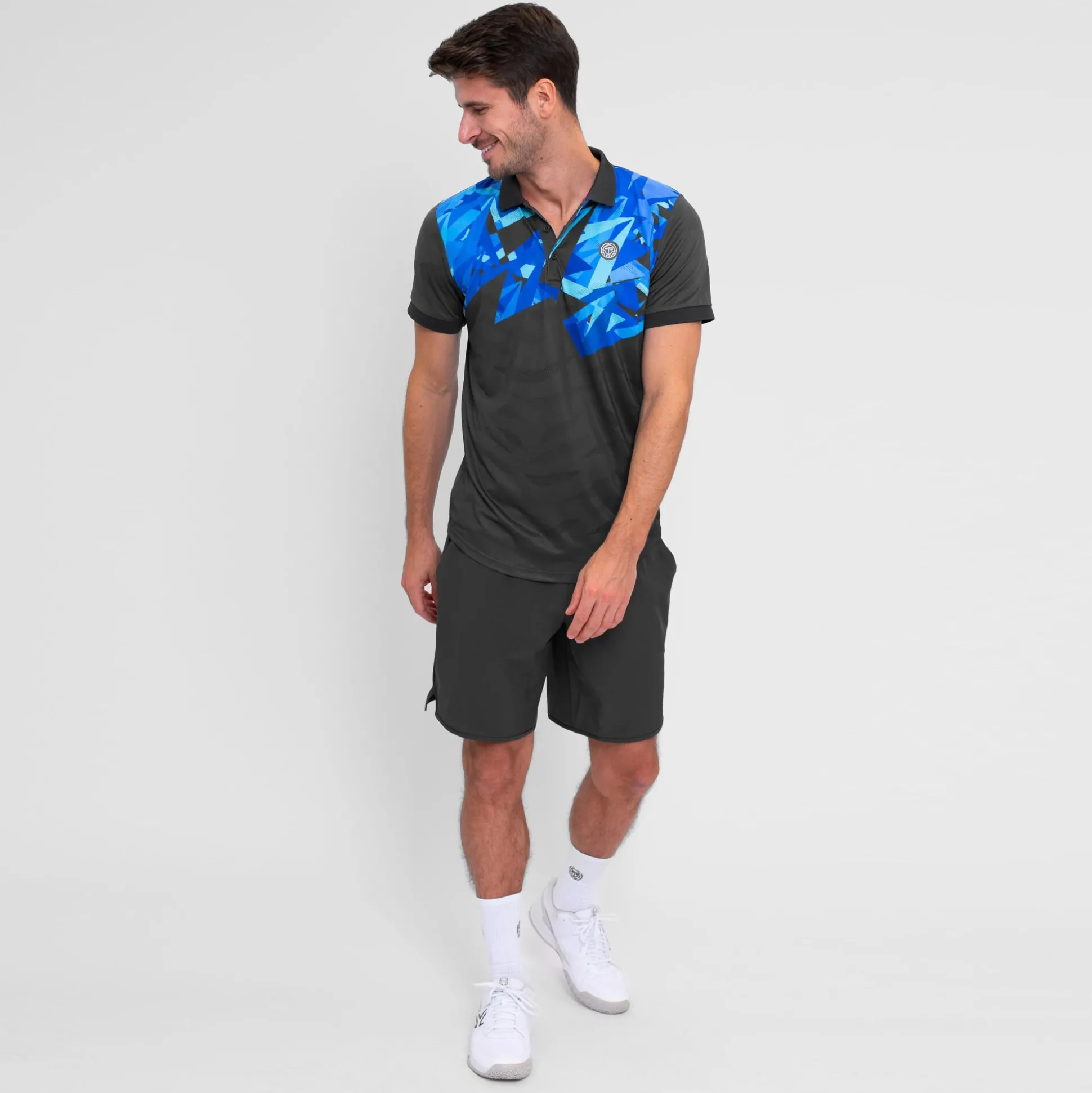 Cheap Spike Polo Men - Dark Grey, Blue Shirts