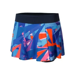 Discount Spike Printed Wavy Skirt Women - Dark Blue, Blue Skirts