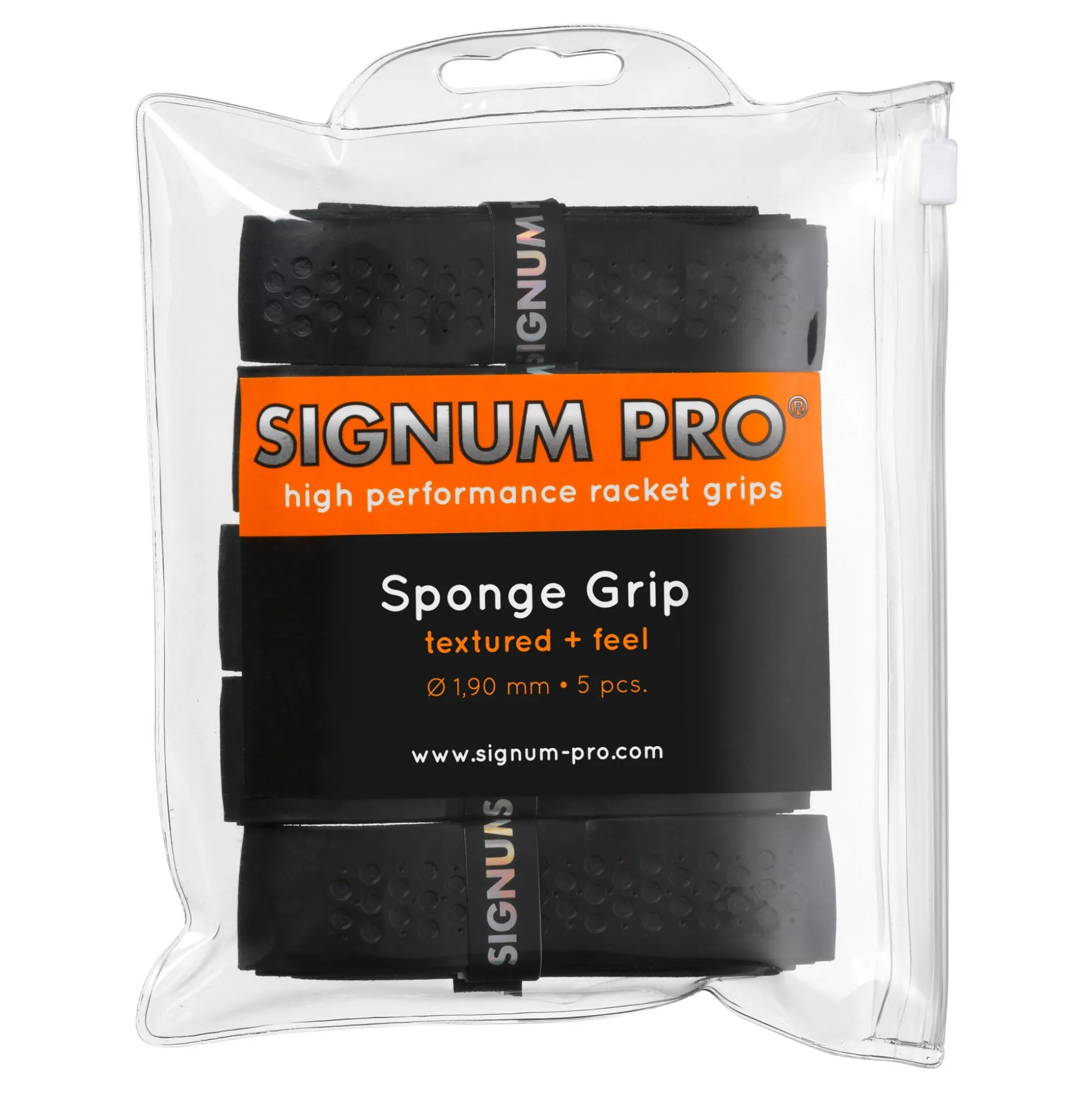 Online Sponge Grip 5 Pack - Black Grips