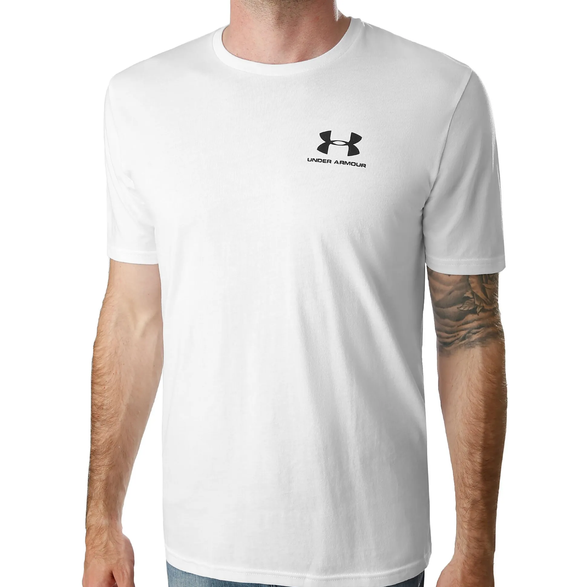 Cheap Sportstyle Left Chest T-Shirt Men - White, Black Shirts
