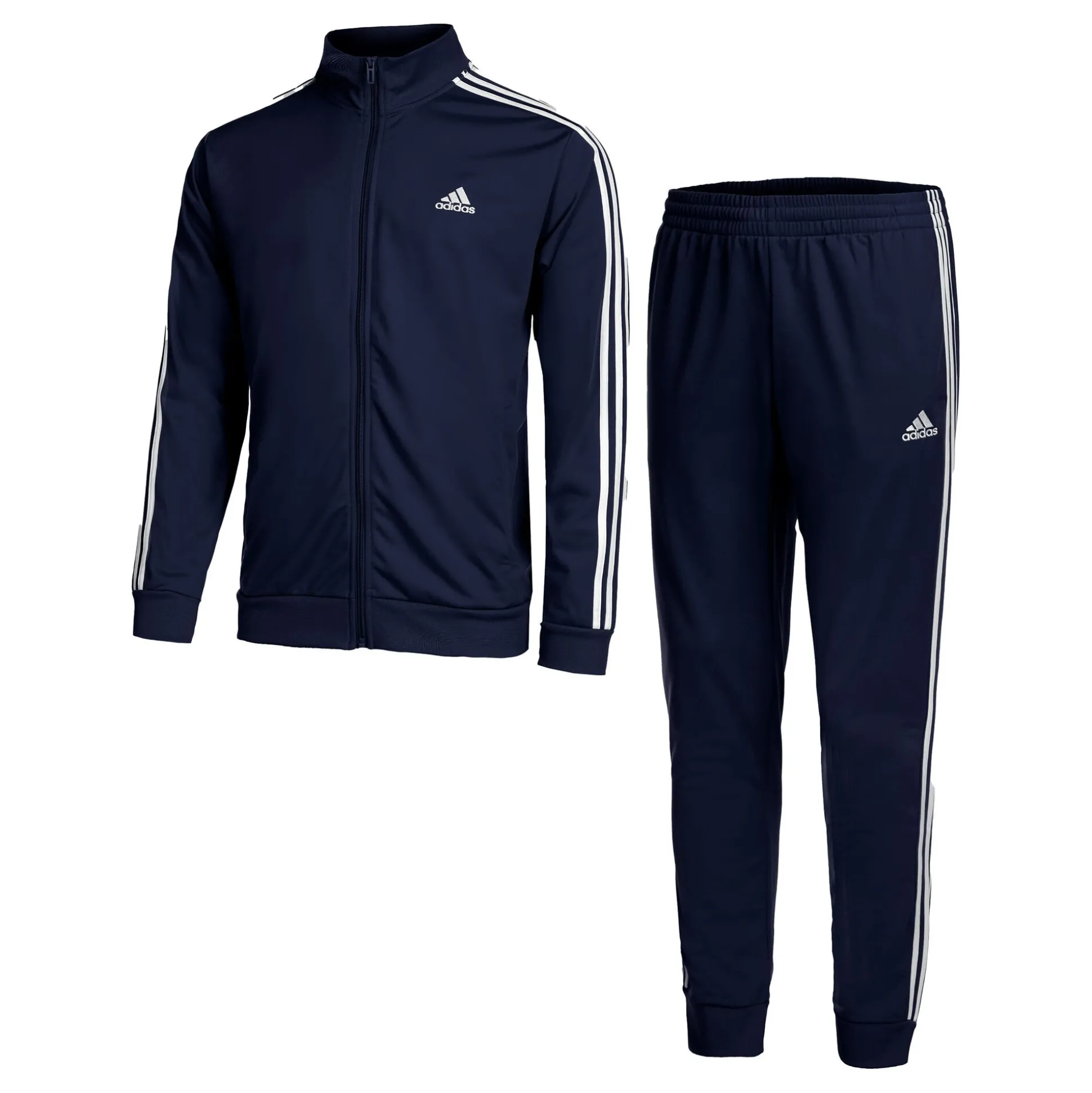 Discount Sportswear Basic 3-Stripes Tricot Tracksuit Men - Dark Blue, White Tracksuits