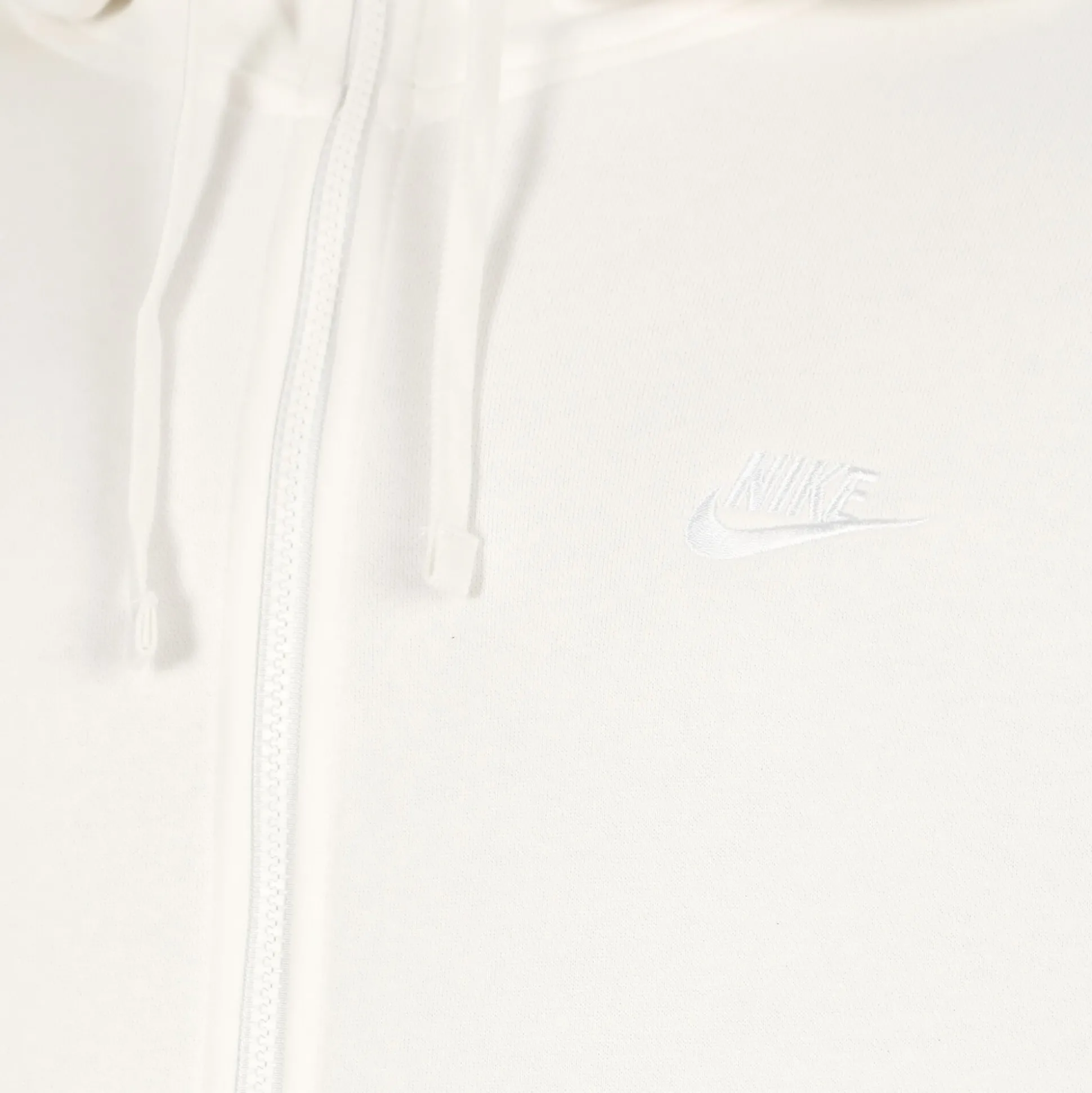 Outlet Sportswear Club Full Zip Hoodie Men - Cream, White Hoodies & Sweaters|Jackets