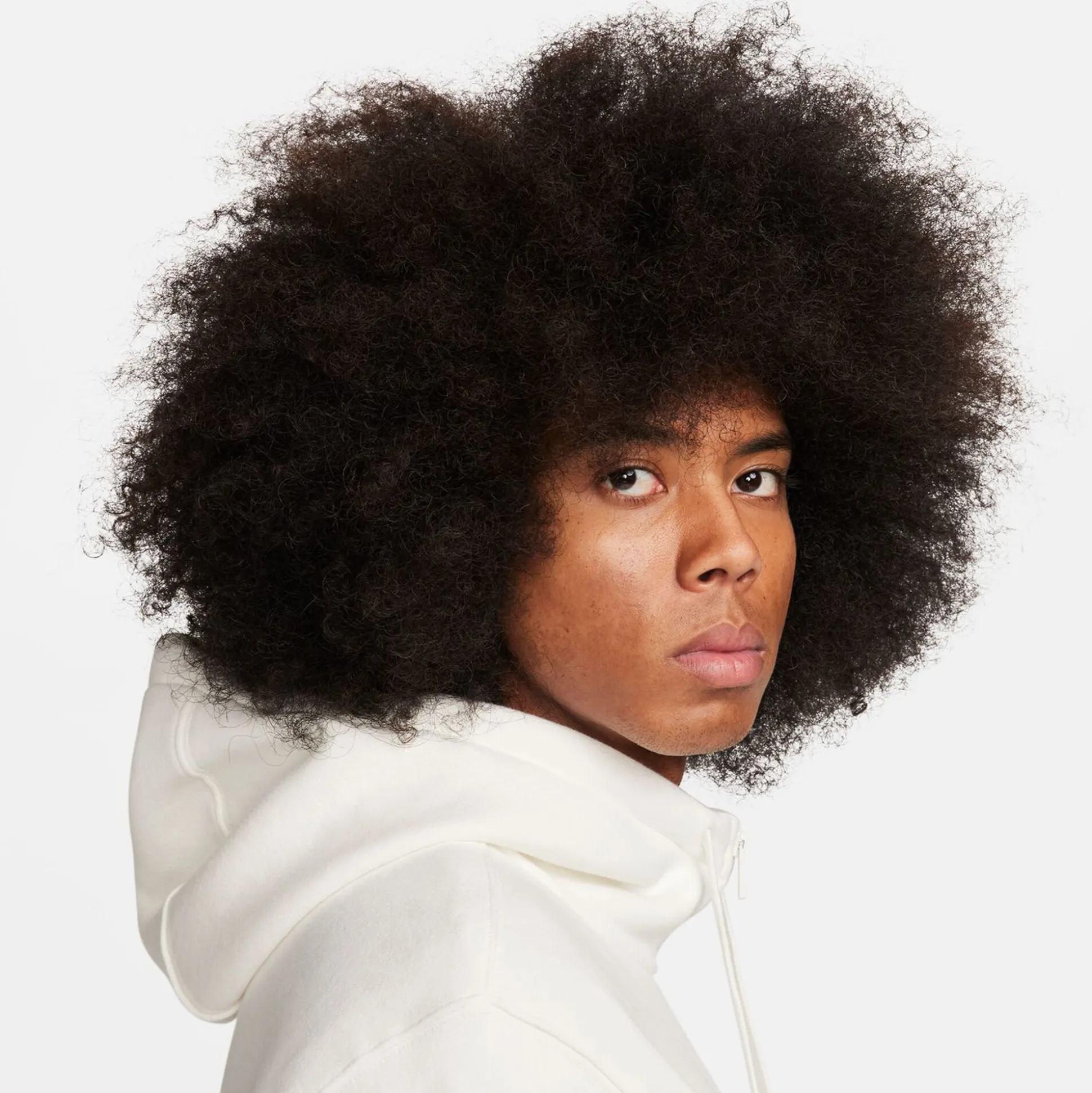 Outlet Sportswear Club Full Zip Hoodie Men - Cream, White Hoodies & Sweaters|Jackets