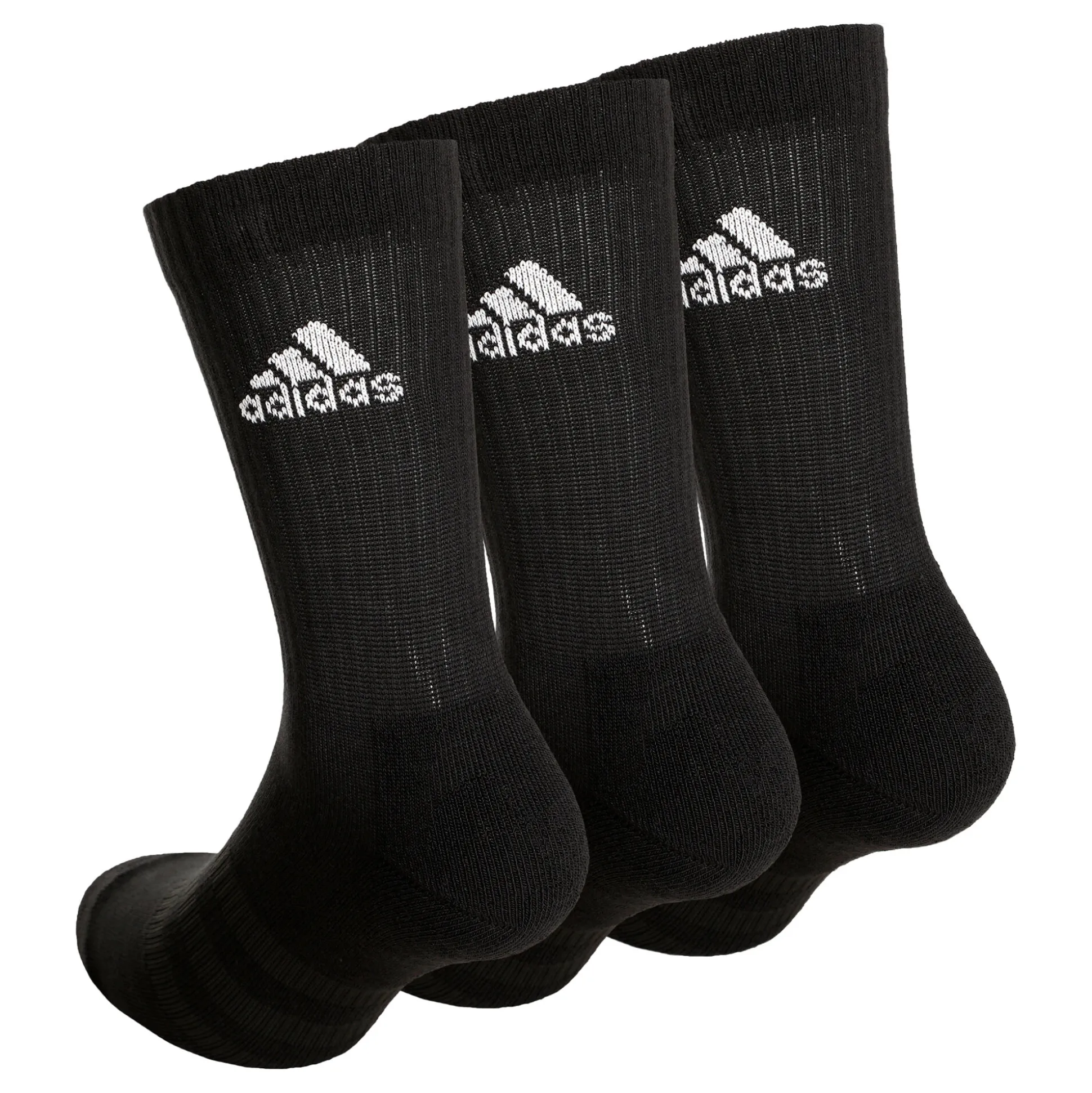 Outlet Sportswear Crew Sports Socks 3 Pack - Black, White Socks