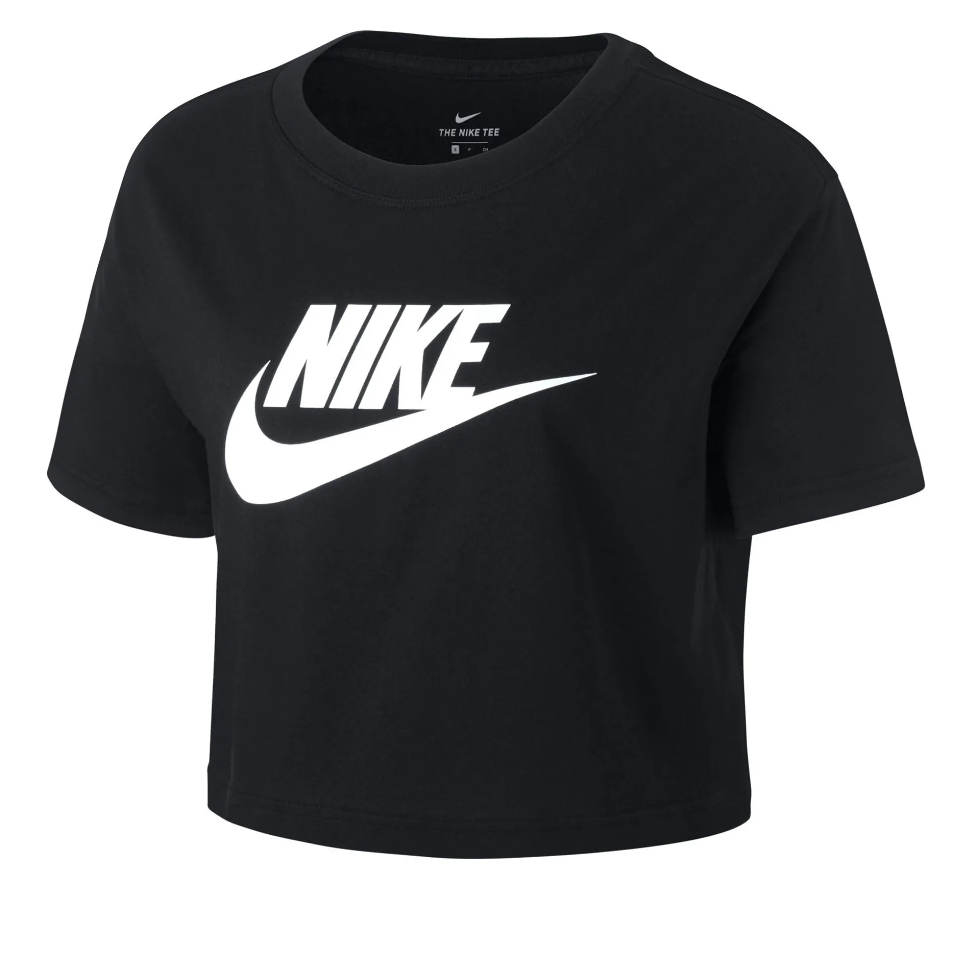 Cheap Sportswear Essential Crop T-Shirt Women - Black, White Shirts