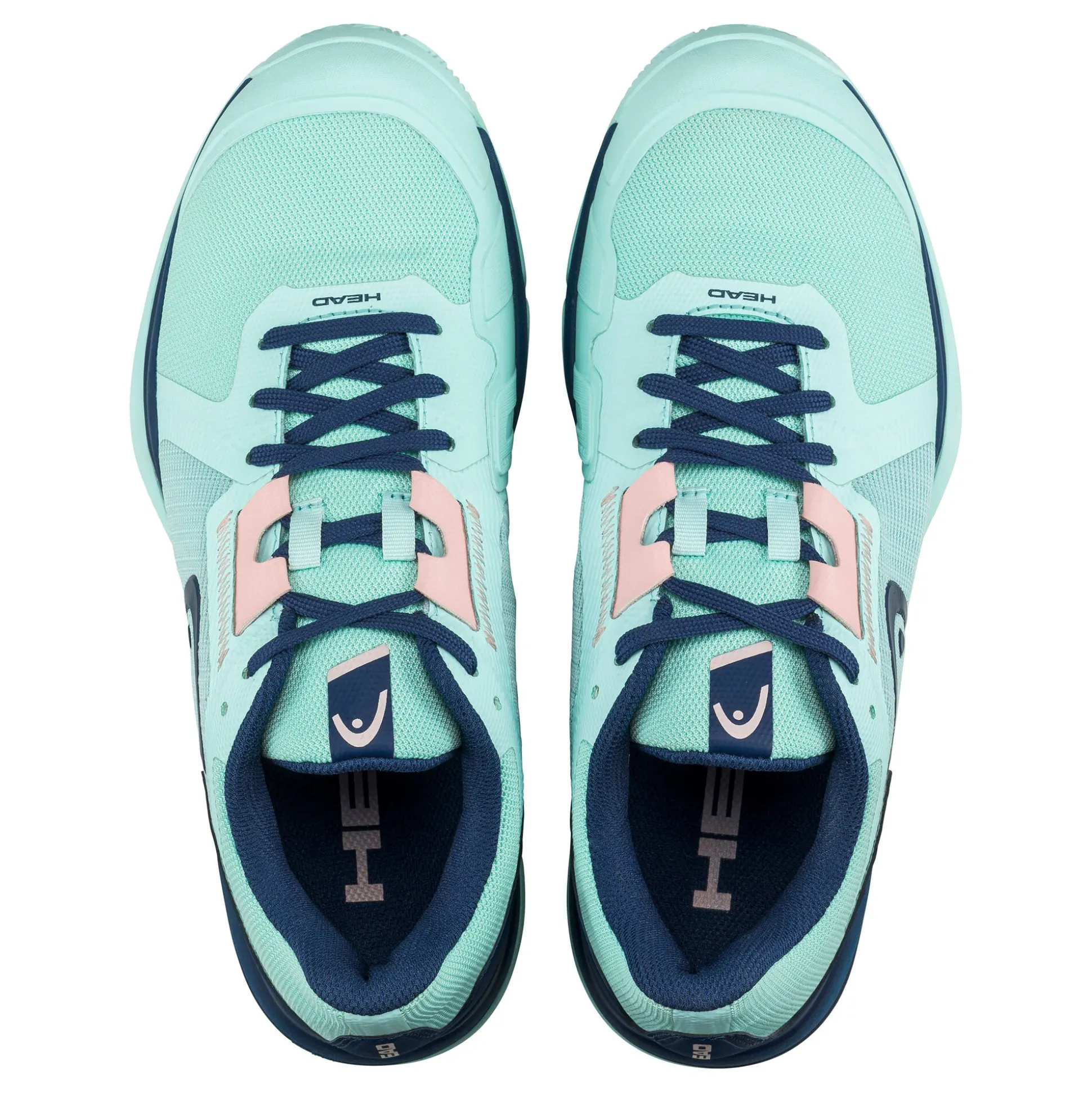 Shop Sprint Team 3.5 Clay Court Shoe Women - Mint, Dark Blue Clay Court Shoes
