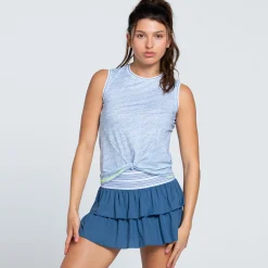 Cheap Steel Cut Twist Front Tank Top Women - Tops