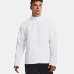 Outlet Storm Running Jacket Men - White, Grey Running Clothing