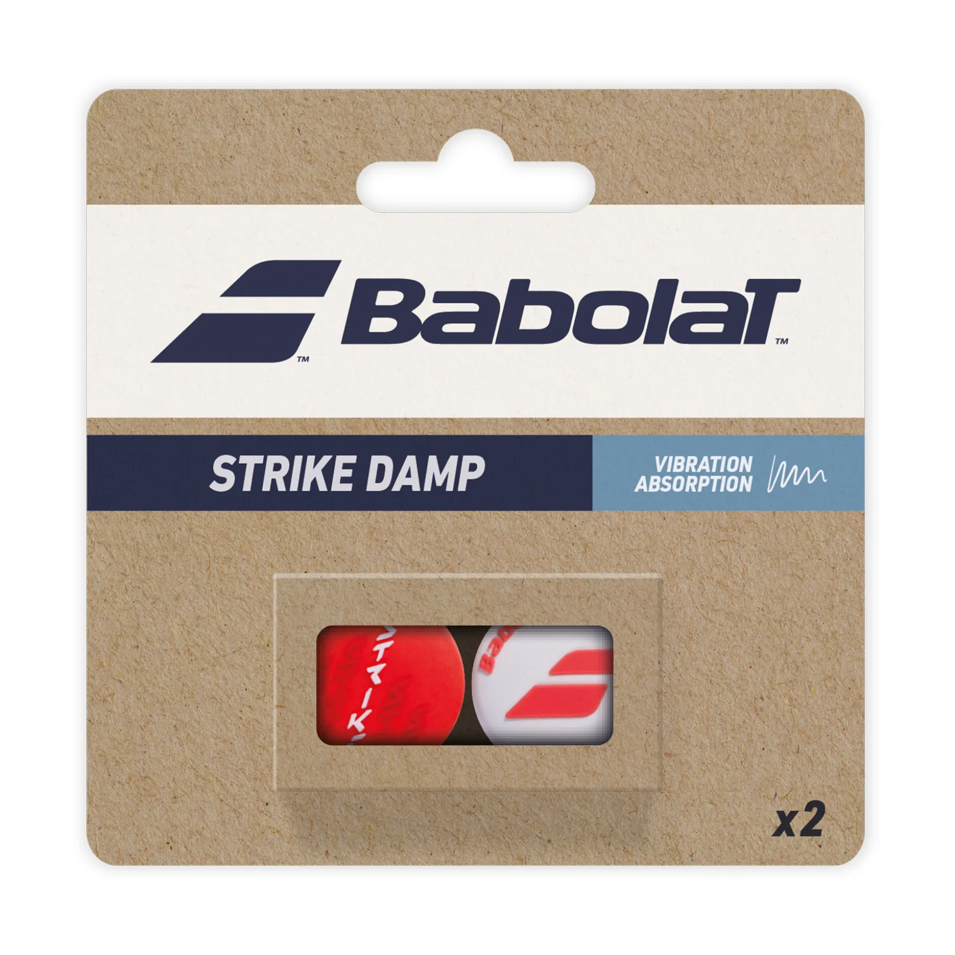 Sale Strike Dampener 2 Pack - White Racket Accessories