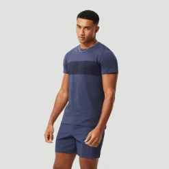 Cheap Stripe T-Shirt Men - Blue Grey Shirts