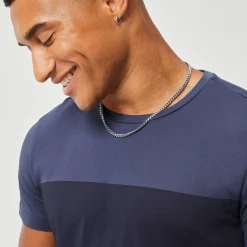 Cheap Stripe T-Shirt Men - Blue Grey Shirts
